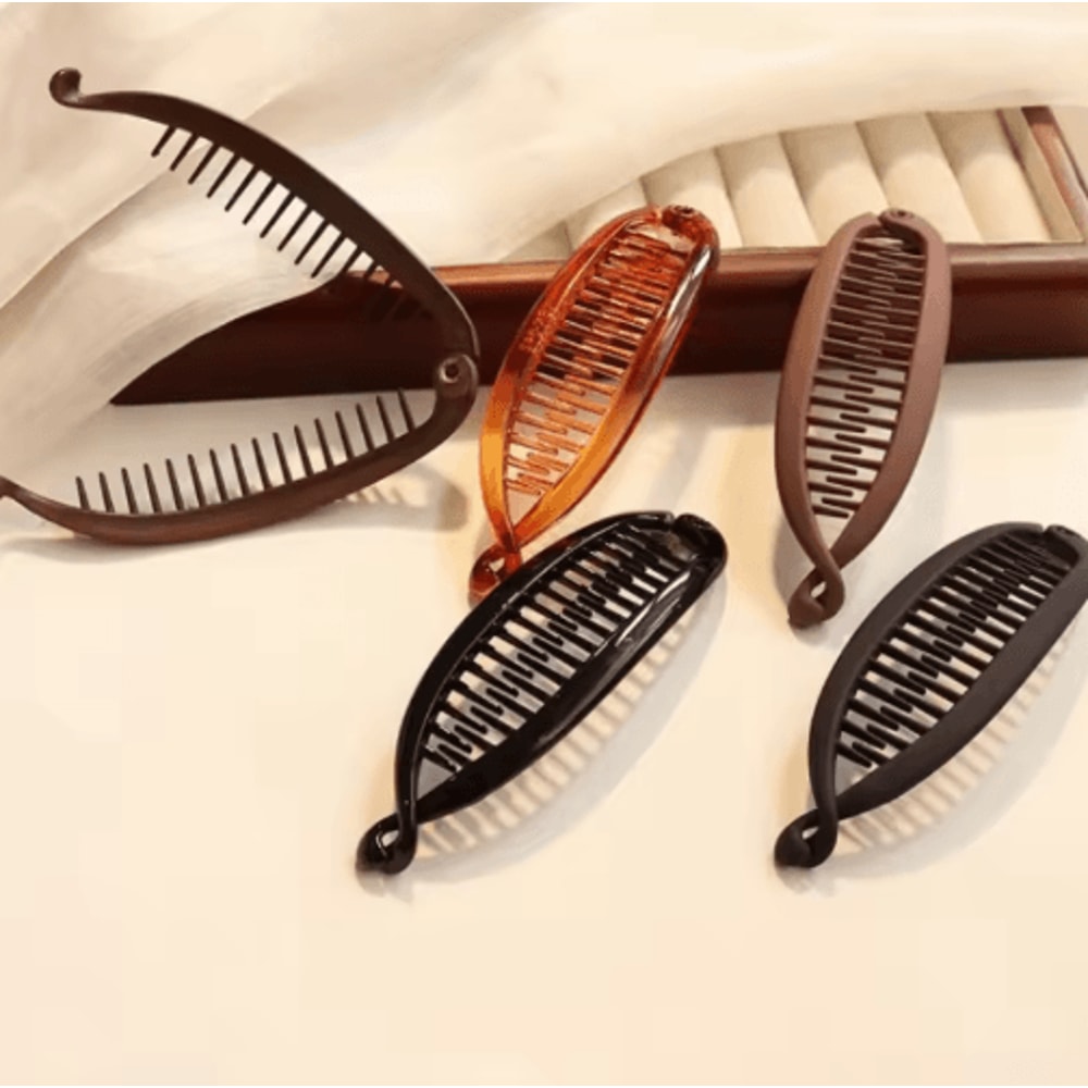 Modern Fish Tail Hair Clip Set Stylish Plastic Hairpin For Everyday Occasion Styling 14PCS 7