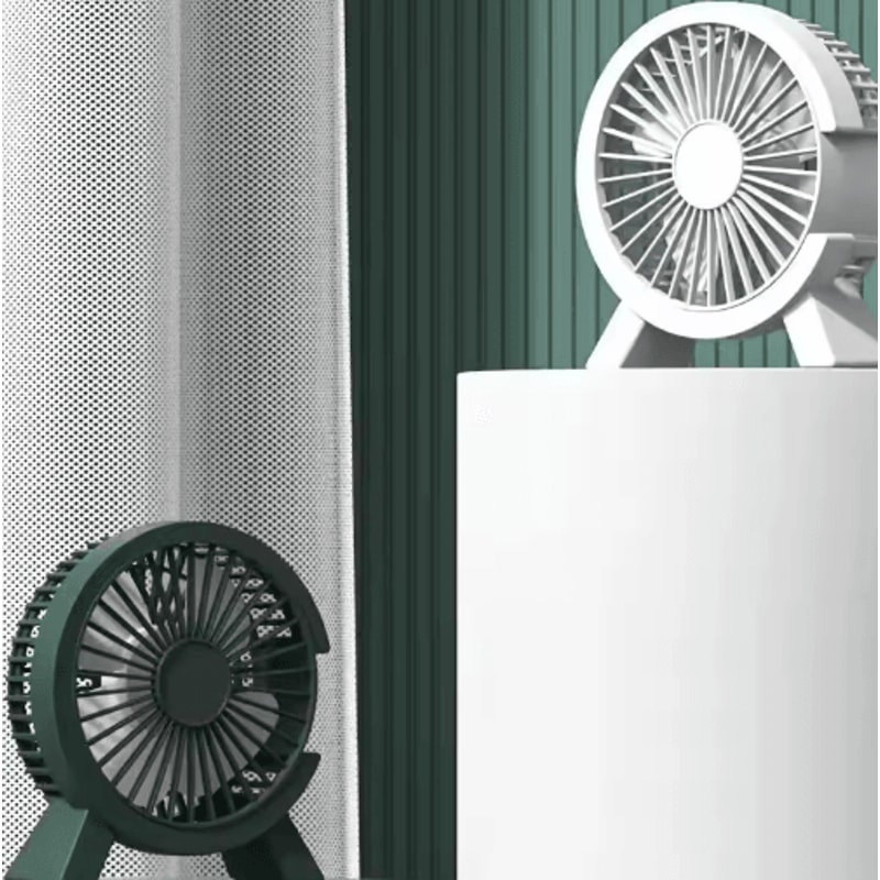 UltraQuiet Desk Fan Compact PlugIn Bedside Office Cooling Fan 3