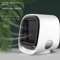 Mini USB Air Cooler Desktop Cooling Fan With Humidifier Mist Spray 1