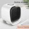 Mini USB Air Cooler Desktop Cooling Fan With Humidifier Mist Spray 6