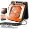 20000mAh Portable Camping Fan With LED Light Solar USB Rechargeable Outdoor Cooling Fan 4