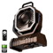 20000mAh Battery Operated Portable Camping Fan With LED Light Rechargeable Desk Outdoor Fan 2
