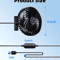 Hipacool Magnetic Golf Cart Fan USB Powered 360 Rotating Portable Cooling Fan 3