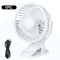 Mini ClipOn Fan USB Rechargeable Portable Desk Fan With 180 Adjustable Cooling 1