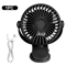 Mini ClipOn Fan USB Rechargeable Portable Desk Fan With 180 Adjustable Cooling 2