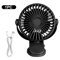 Mini ClipOn Fan USB Rechargeable Portable Desk Fan With 180 Adjustable Cooling 2
