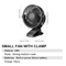 Mini ClipOn Fan USB Rechargeable Portable Desk Fan With 180 Adjustable Cooling 0