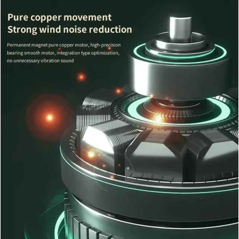 TINSOL LED Fan Light USB Rechargeable Desktop Cooling Fan With Wide Angle Airflow 5