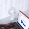 VE ClipOn Table Fan USB Rechargeable Portable Mini Fan With Night Light 5