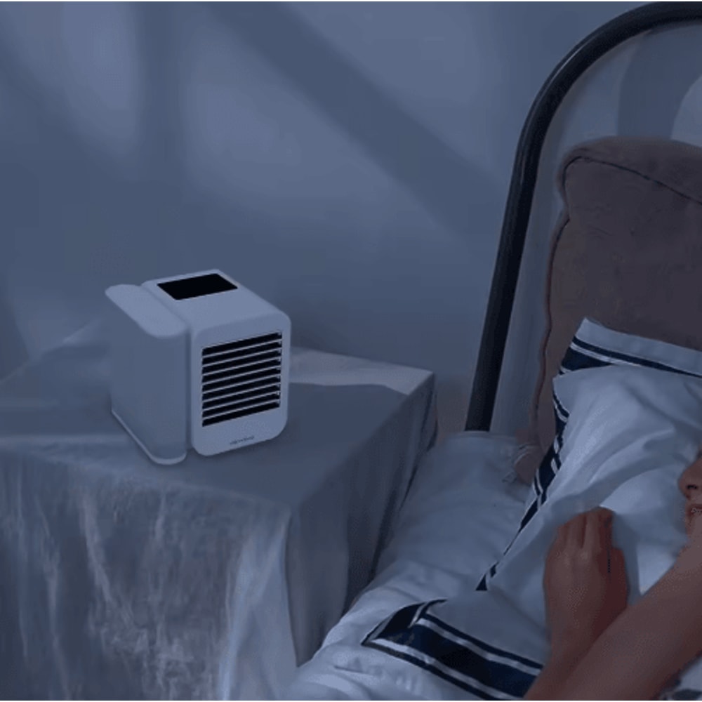 Microhoo Mini Air Conditioner Portable Air Cooler With Humidifier Aromatherapy Diffuser 3