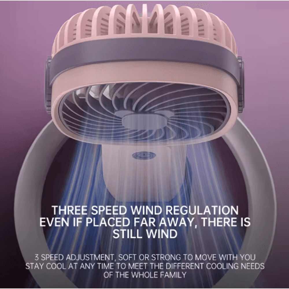 Mini Handheld Fan With Stand USB Portable Desktop Fan For Personal Cooling 6