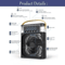 3in1 Mini Air Cooler Portable Air Conditioner Fan With Humidifier LED Night Light 4