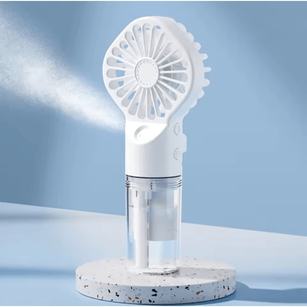 Portable Mist Handheld Fan USB Rechargeable Mini Spray Fan With Humidifier 2