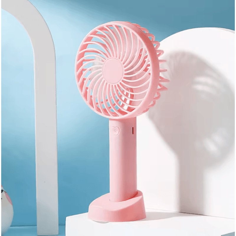 Mini Handheld Fan USB Rechargeable Portable Desk Fan For Travel Daily Cooling 4