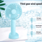 Mini Handheld Fan USB Rechargeable Portable Desk Fan For Travel Daily Cooling 8