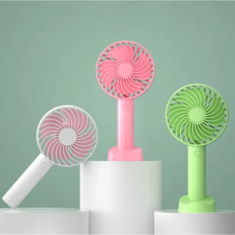 Mini Handheld Fan USB Rechargeable Portable Desk Fan For Travel Daily Cooling 11