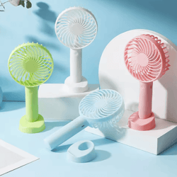 mini handheld fan – usb rechargeable portable desk fan for travel & daily cooling