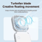 Foldable Handheld Fan USB Rechargeable Portable Neck Mini Table Fan 5