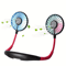 Portable Neck Fan With ColorChanging LED HandsFree 360 Aromatherapy Cooling Fan 1