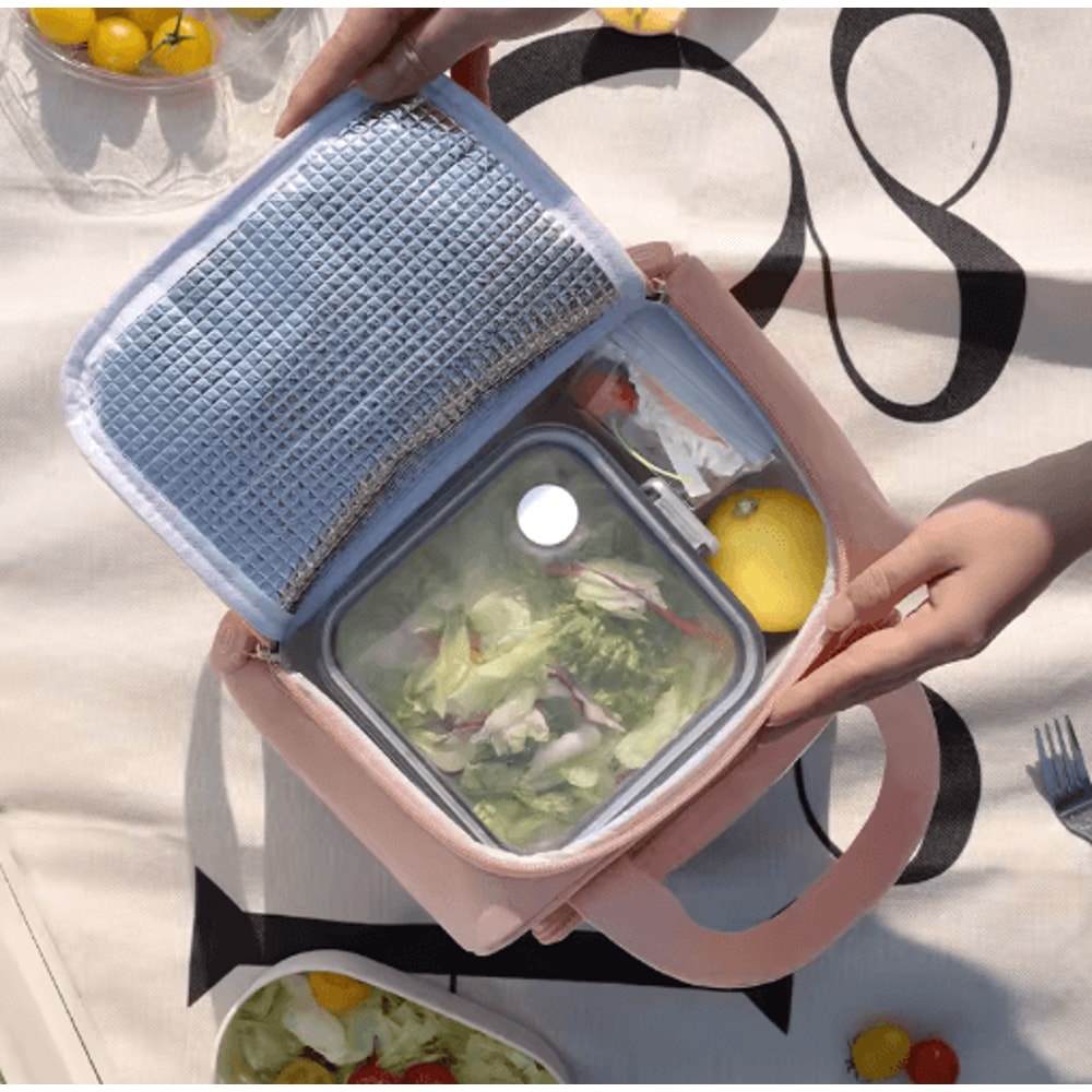 8L Cartoon Insulated Lunch Bag Large Capacity Portable Lunch Tote For School Travel 5