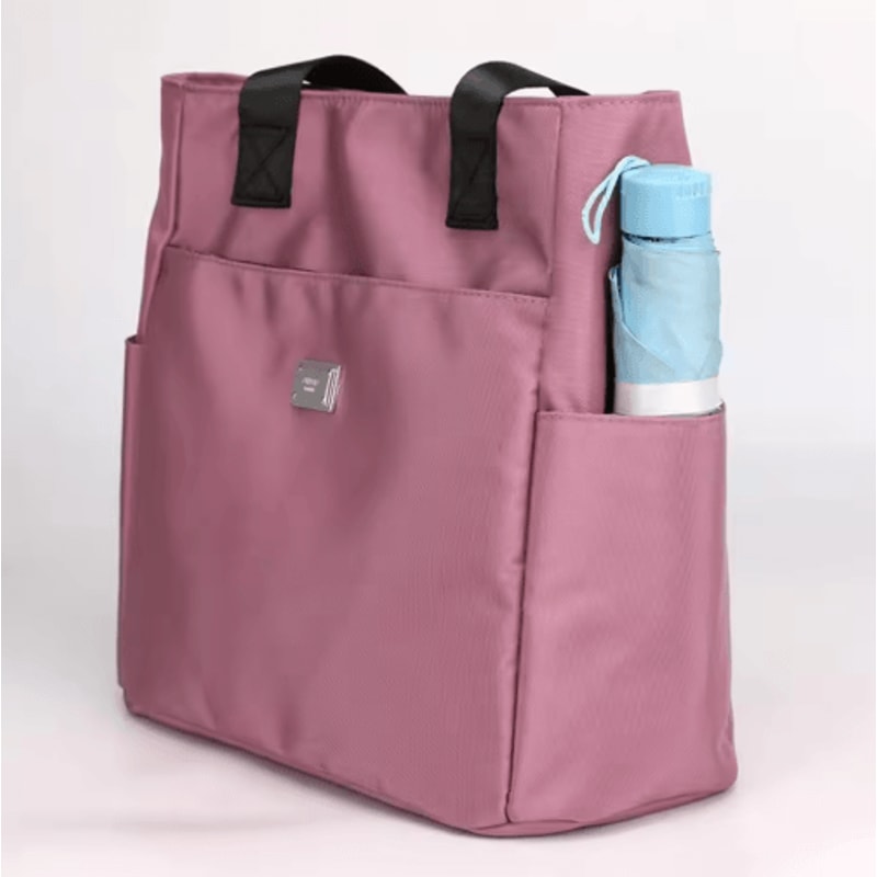 Waterproof Nylon Tote Bag Large Capacity Lightweight Shoulder Handbag For Travel Daily Use 10