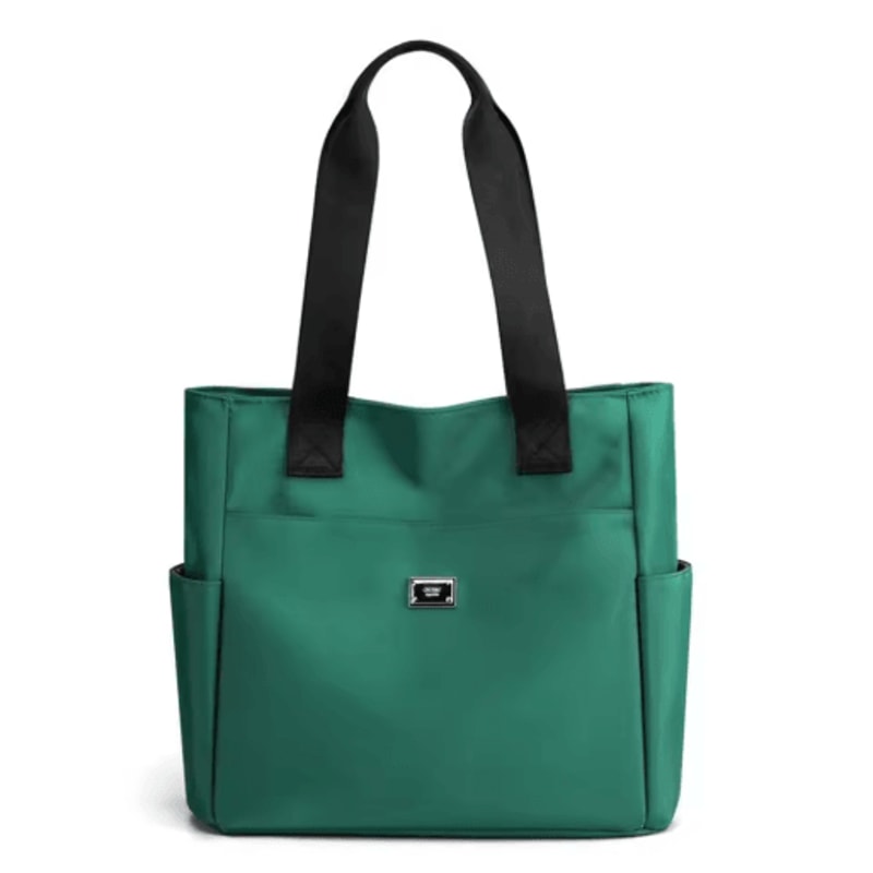 Waterproof Nylon Tote Bag Large Capacity Lightweight Shoulder Handbag For Travel Daily Use 2