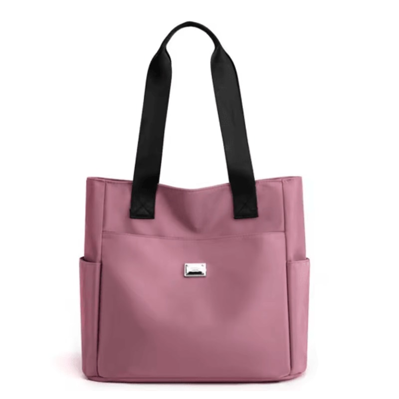 Waterproof Nylon Tote Bag Large Capacity Lightweight Shoulder Handbag For Travel Daily Use 3