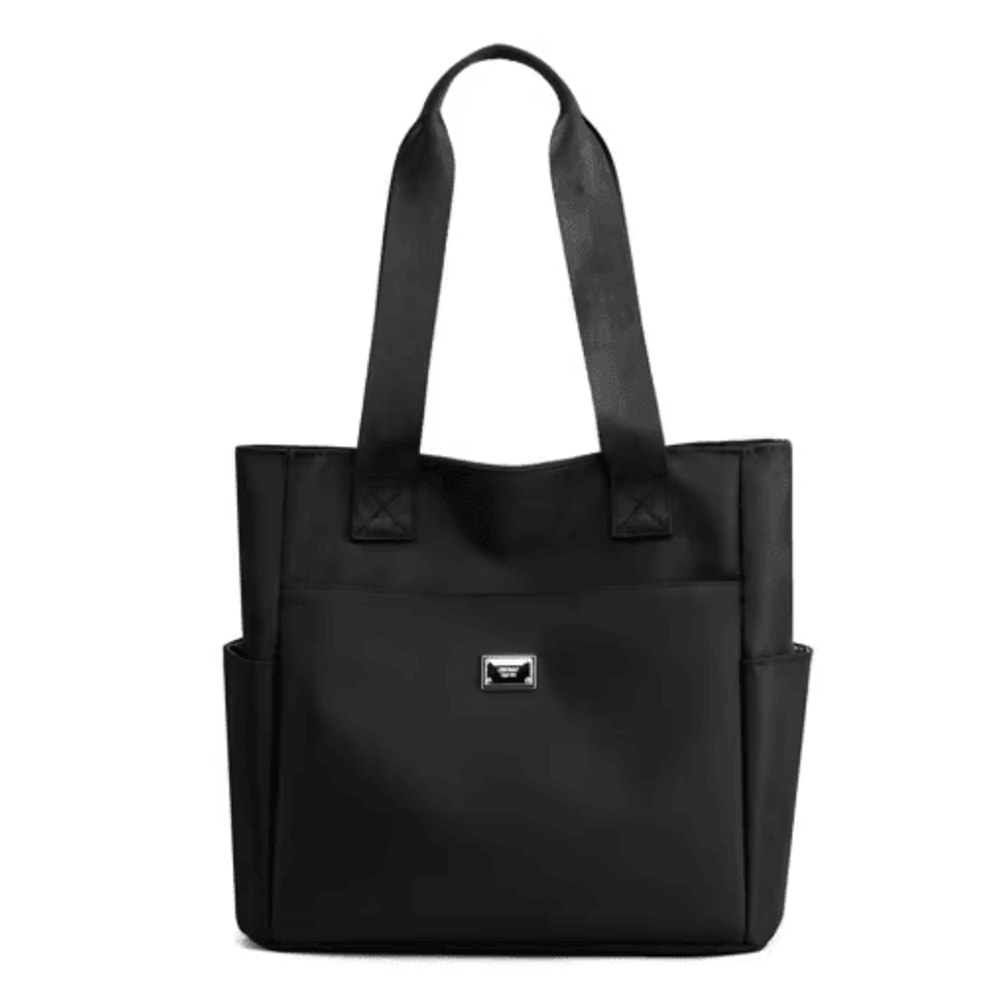 Waterproof Nylon Tote Bag Large Capacity Lightweight Shoulder Handbag For Travel Daily Use 4