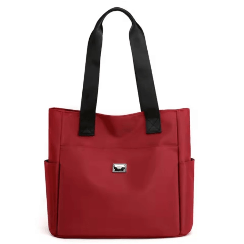 Waterproof Nylon Tote Bag Large Capacity Lightweight Shoulder Handbag For Travel Daily Use 7