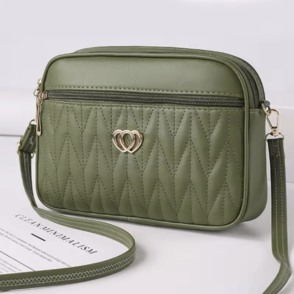 Luxury PU Leather Womens Crossbody Bag Designer Shoulder Handbag For Everyday Style 6