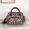 Leopard Print Insulated Lunch Bag Large Capacity Crossbody Lunch Tote For Moms Travel 1