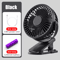 Mini ClipOn Handheld Fan USB Rechargeable Portable Quiet Cooling Fan 1