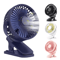 Mini ClipOn Handheld Fan USB Rechargeable Portable Quiet Cooling Fan 8