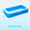 JOYFY FullSized Inflatable Swimming Pool Large Family Backyard Pool For Summer Fun 120by72 2