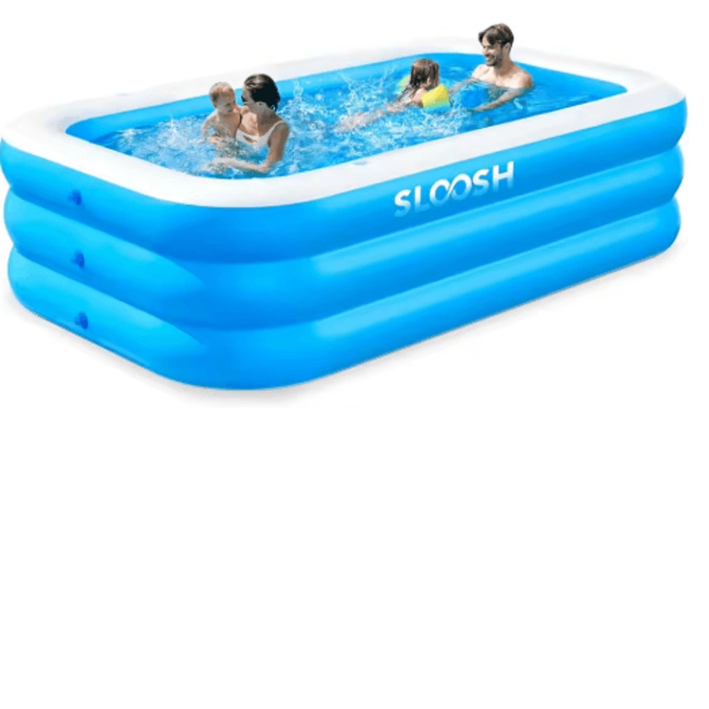 JOYFY FullSized Inflatable Swimming Pool Large Family Backyard Pool For Summer Fun 120by72 6