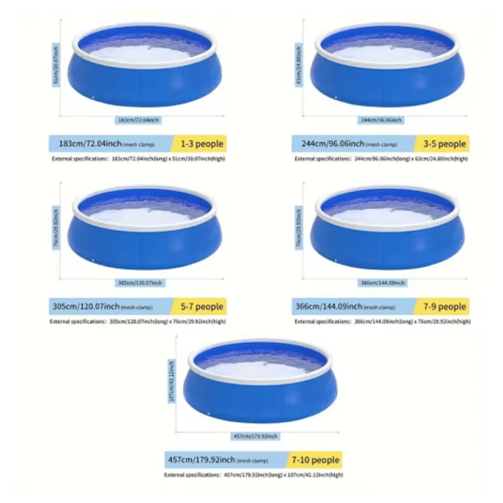 Butterfly Inflatable Swimming Pool FamilyFriendly Outdoor Portable Pool With Thickened Material 4