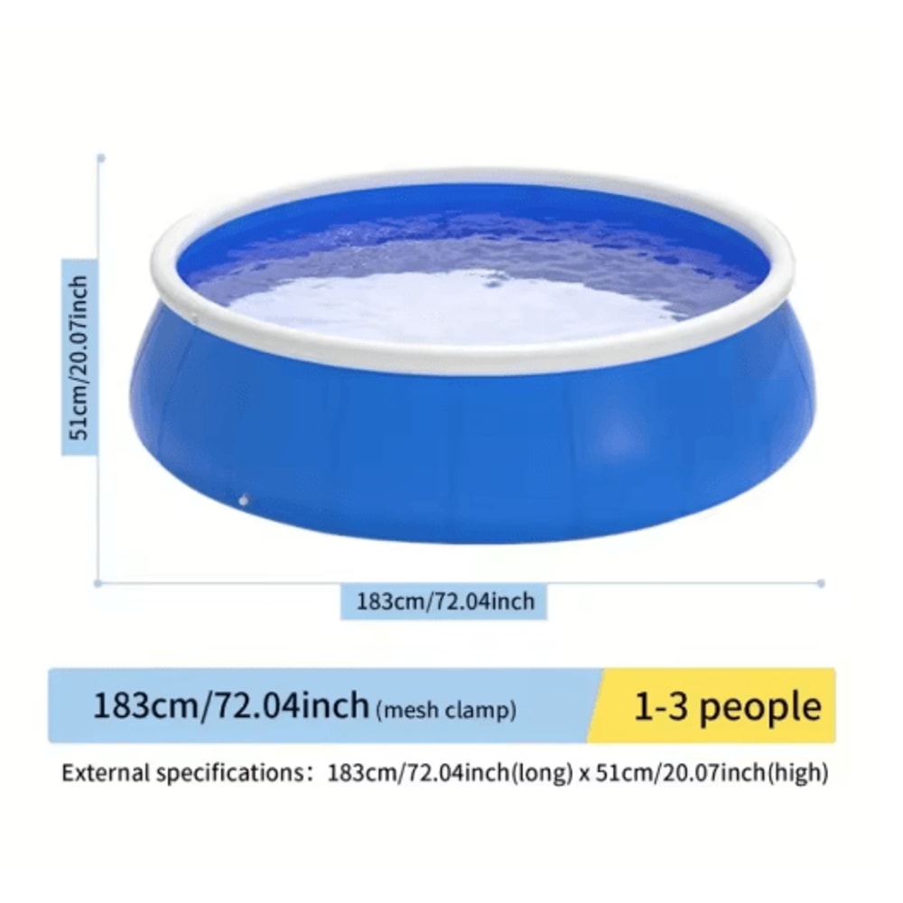 Butterfly Inflatable Swimming Pool FamilyFriendly Outdoor Portable Pool With Thickened Material 5