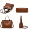 Retro PU Leather Womens Crossbody Bag Classic Shoulder Handbag For Daily Style 3