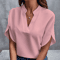 VEITCHE Womens VNeck Blouse Casual Summer Loose Fit Office Elegant Top 4