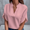 VEITCHE Womens VNeck Blouse Casual Summer Loose Fit Office Elegant Top 4