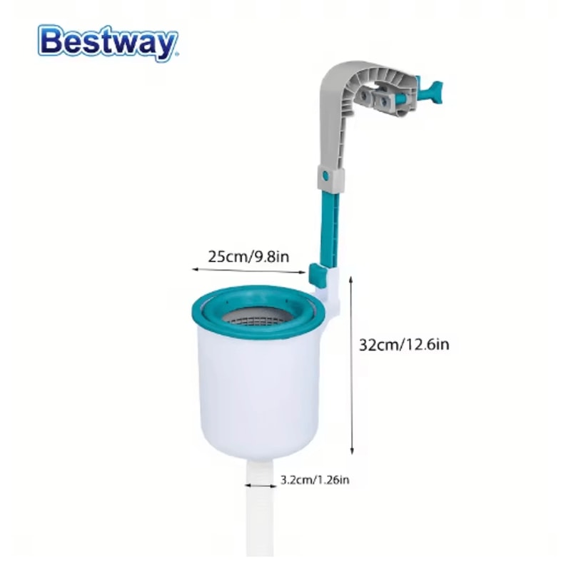 Bestway 800 GPH Pool Surface Skimmer Above Ground Debris Cleaner With Adjustable Height 3