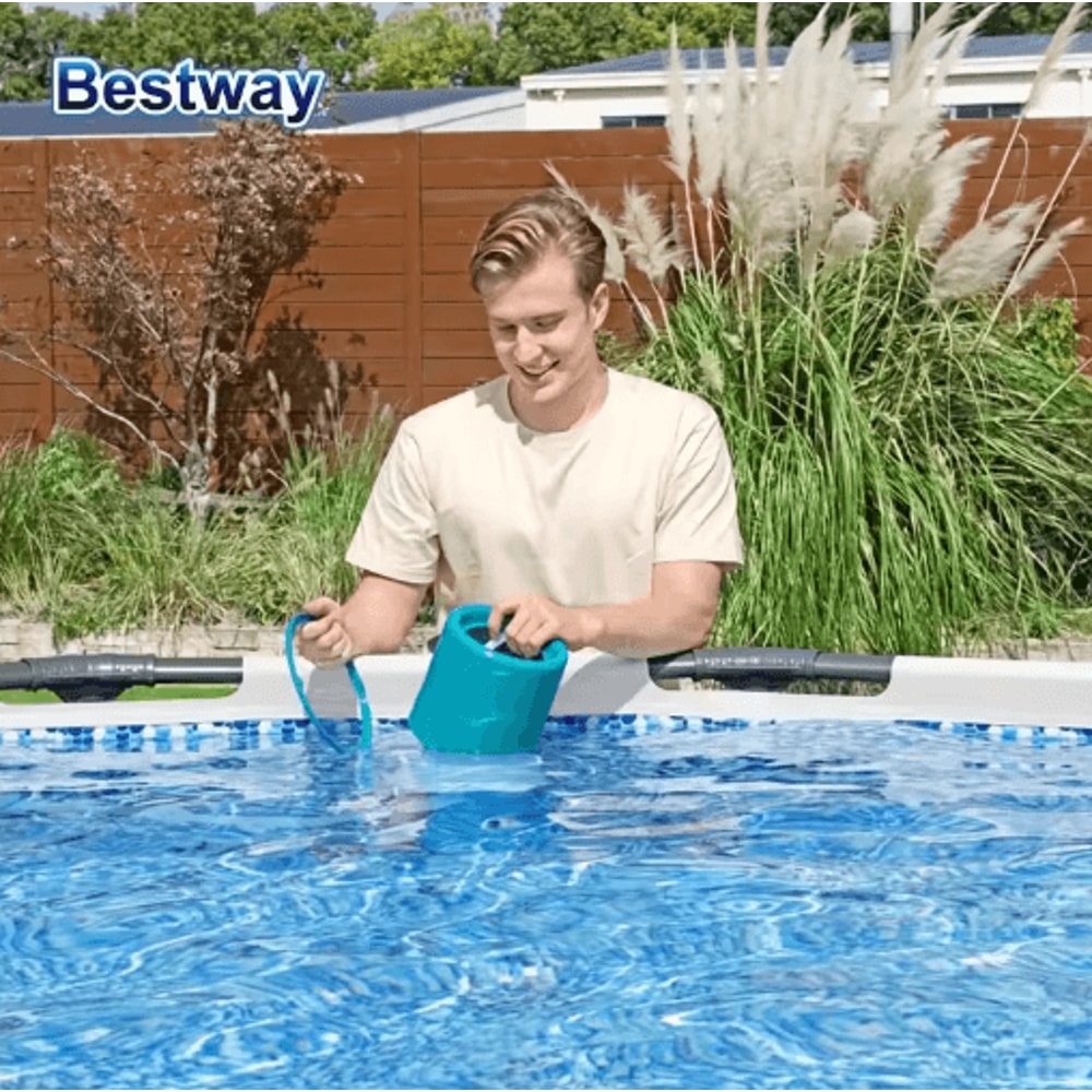 Bestway 800 GPH Pool Surface Skimmer Above Ground Debris Cleaner With Adjustable Height 5