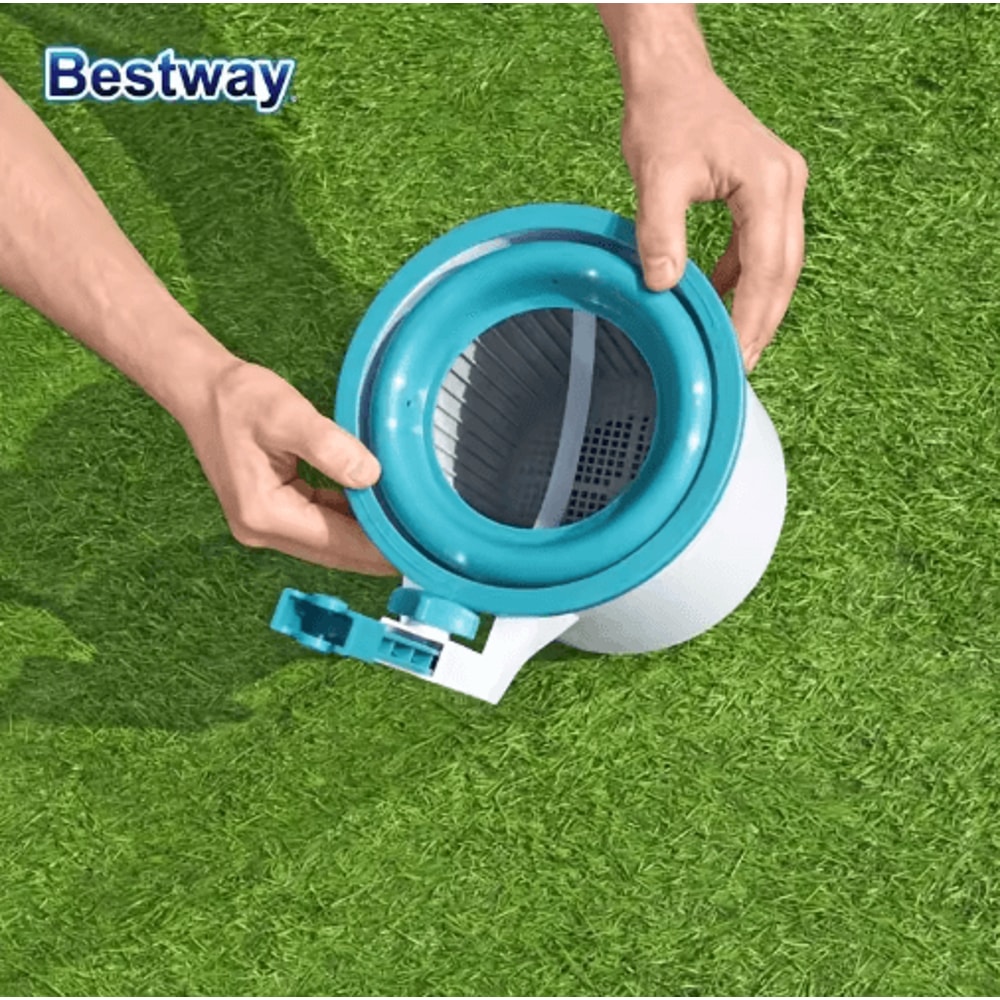 Bestway 800 GPH Pool Surface Skimmer Above Ground Debris Cleaner With Adjustable Height 6