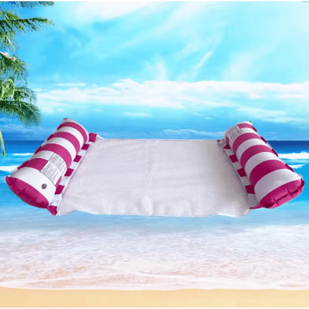 Premium Striped Pool Lounger Float Durable Inflatable Sunbathing Mattress For Beach Pool 1