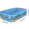 Large Inflatable Family Pool Rectangular Kids Outdoor Pool For Summer Fun 2