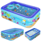 Large Inflatable Family Pool Rectangular Kids Outdoor Pool For Summer Fun 6