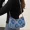 Womens Star Pattern Tote Bag Blue Distressed Shoulder Handbag For Everyday Style 7