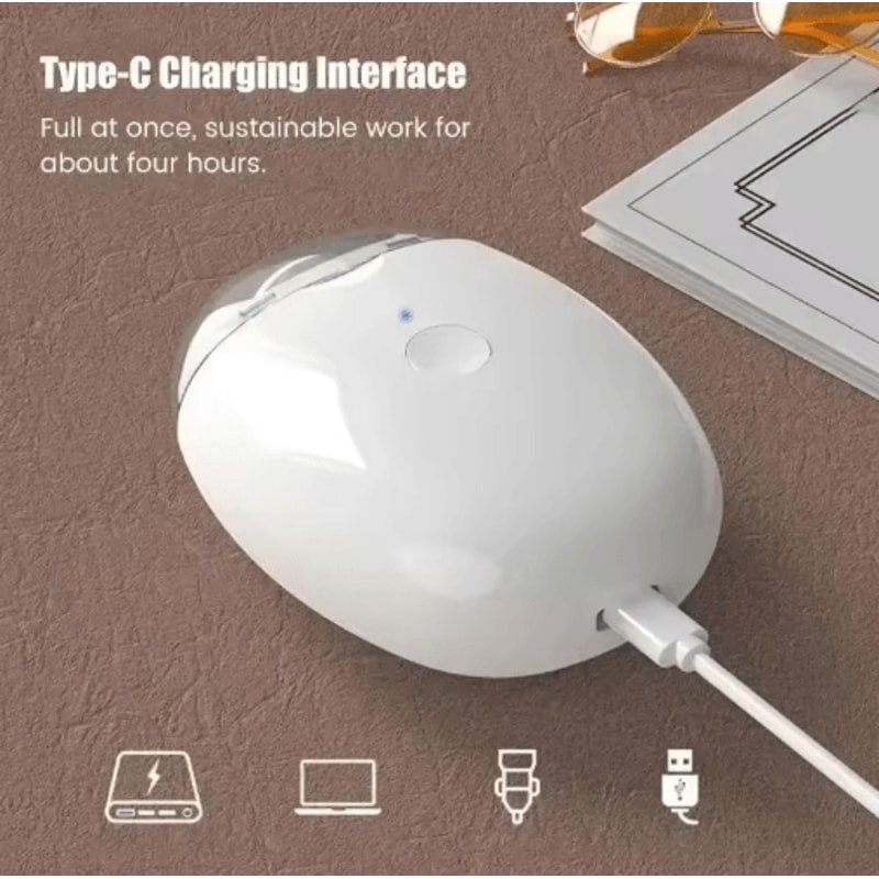 2in1 Electric Nail Clipper Automatic Nail Trimmer With LED Light For Baby Adults 2