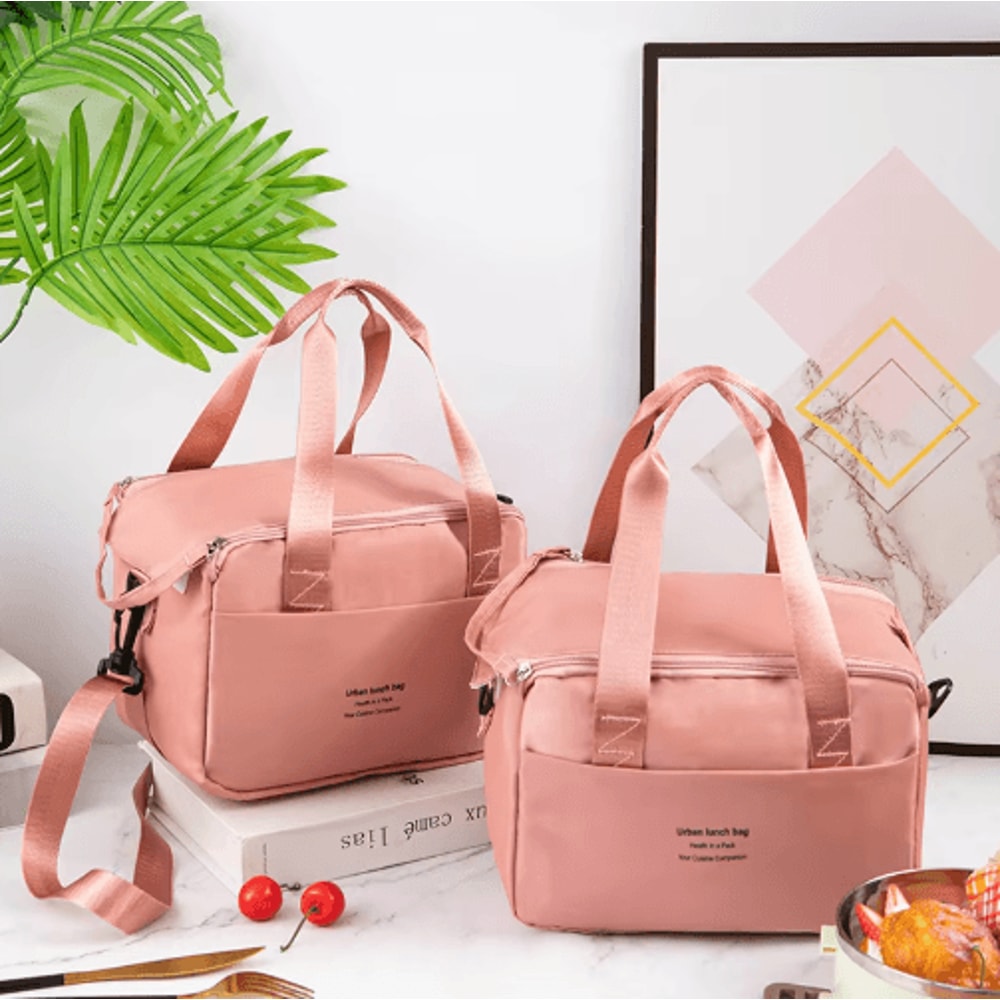 Insulated Lunch Box Bag Student Handheld Lunch Box Bag Highvalue Office Lunch Bag Aluminum Foil Wat 7