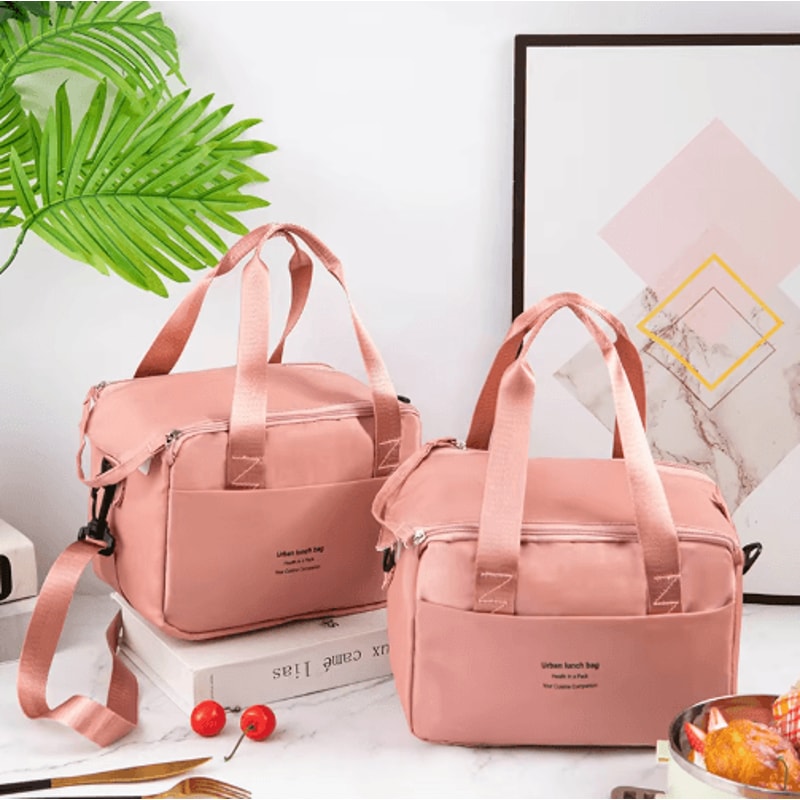 Insulated Lunch Box Bag Student Handheld Lunch Box Bag Highvalue Office Lunch Bag Aluminum Foil Wat 7